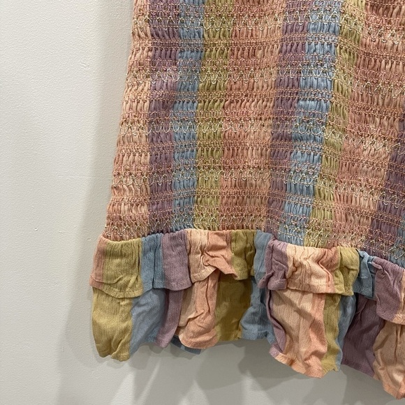 American Eagle Smocked Bodycon Mini Dress XS - Picture 3 of 7